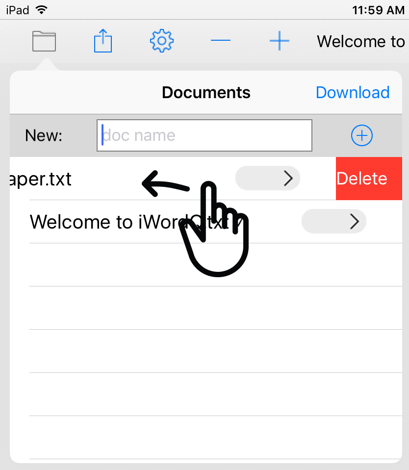 Delete Document