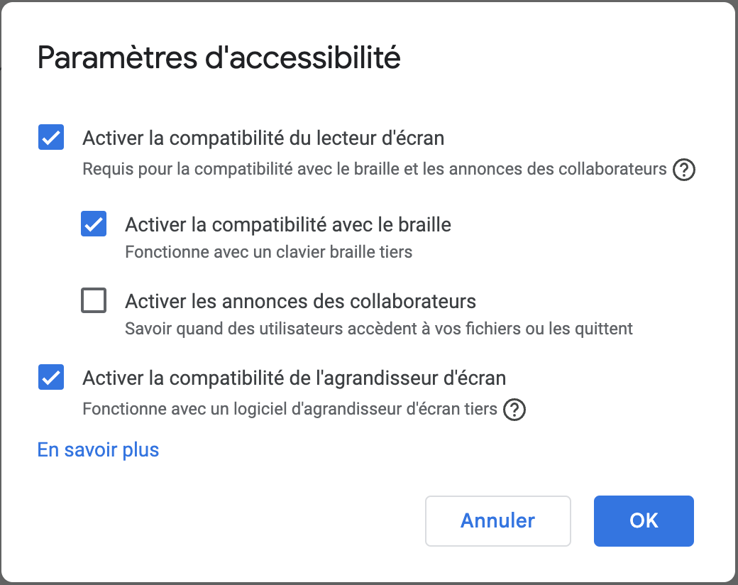 Prédictions activées