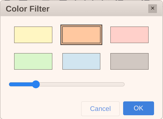 Speech Feedback options