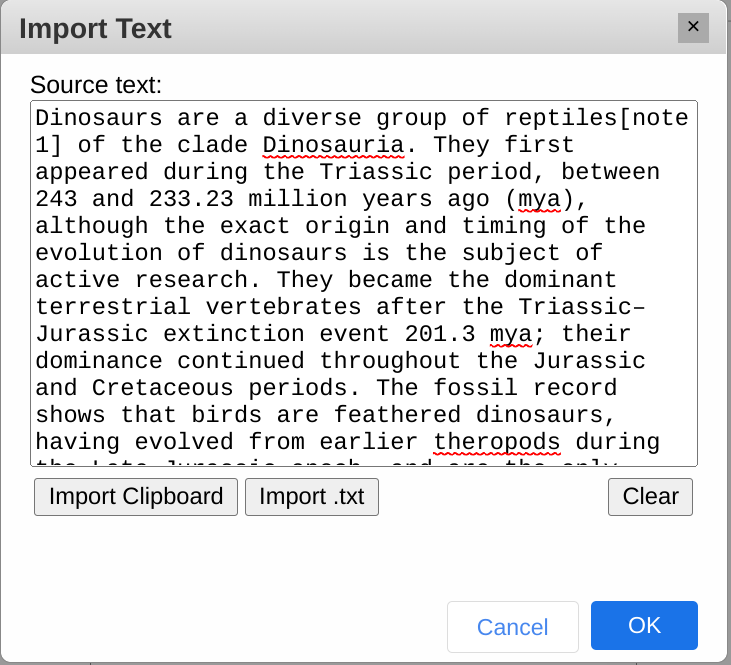 Import Clipboard