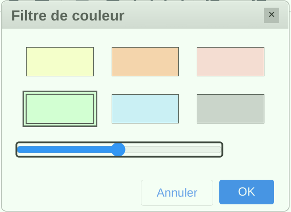 Filtre de couleur